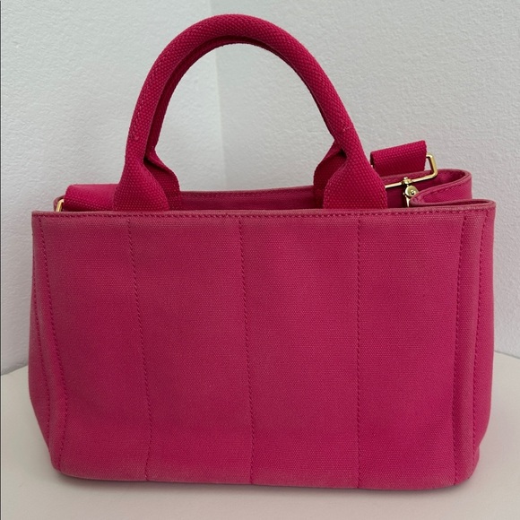 💯Authentic Prada Canapa Pink Tote Bag🍀 - Picture 5 of 15